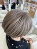 【白髪ぼかし】白髪染め剥がしダブルカラー+極トリートメント＃脱白髪染め