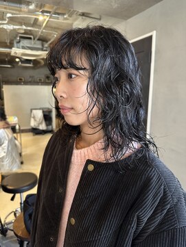 ソイリウム 下北沢(soi rium) ミディアムパーマ_レイヤーパーマ