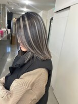 キング 枚方店(K!ng) 縮毛矯正髪質改善ハイライトレイヤーカット枚方美容室エクステ