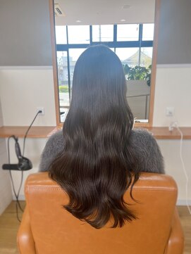 ヘアーブランドジン ティアラ(HAIR BRAND Jin Tiara) 艶髪グレージュカラー【松山市美容室】