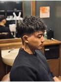 ツイストパーマ×フェードスタイル