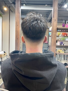 ヴースヘアデザイン(vou's hair design) スキンフェード＋パーマ