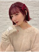 熊本 ピンクブラウン ラベンダー ダブルカラー Arisa.