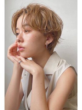 レセ 南柏店(Laissez) ゆるウェーブ/ハンサムショート/ハイトーン/明るめカラー/抜け感