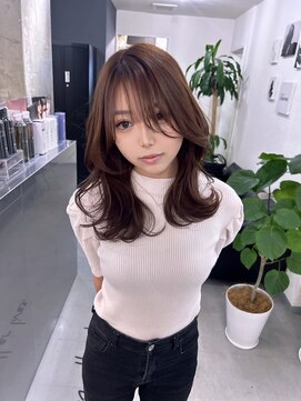 キング 高槻(K!ng) 縮毛矯正髪質改善ハイライトレイヤーカット枚方美容室エクステ