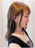 ナチュラルデジタルパーマロングヘア
