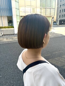 オーガニック アトリエ 大宮(organic+atelier) 髪質改善カラー◎40代50代白髪ぼかし×大人ボブ 艶と潤い