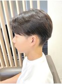 Haleブルーブラックフェザーパーマサーフカールニュアンスパーマ