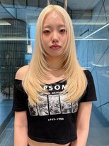 ダブ アオヤマ(DaB AOYAMA)&nbsp;「モリ」ぬきっぱなしブリーチ/レイヤーカット