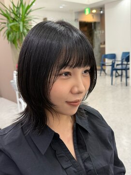 アルテヘアー(arte HAIR) 【arte HAIR】ウルフレイヤー/レイヤーカット/黒髪