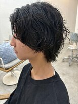 ロミー 本厚木(ROMMY.) メンズヘアカット黒髪ツイストシャドウパーマサーフフェザー韓国