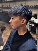 MEN’S HAIR/サーフカール/刈り上げセンターパート/瀬田