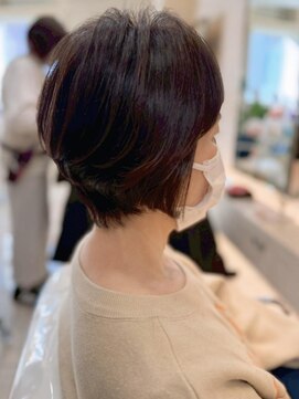 ザビー(THE B) 本八幡 × 上品ショート × 暖色 × アディクシーカラー