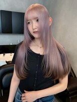 ミル 心斎橋(MIL) 透明感ラベンダーグレージュ/髪質改善ストレート【心斎橋】