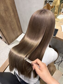 アヴァンス セブンパーク天美 松原店(AVANCE.) ブリーチカラー ホワイトベージュ