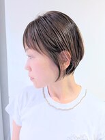 エンクス 天王町店(enx)&nbsp;ミルクティーブロンド/ダークブルー/デジタルパーマ/天王町HA62