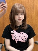 リヴ ヘアサロン(LiV HAIR SALON)&nbsp;レイヤーカット×ミルクティーブラウン