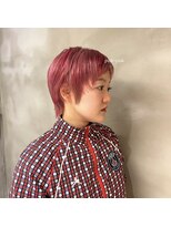 ヘアーメイク アンニコ(hair make an nico)&nbsp;デザインカラー×ショートウルフ
