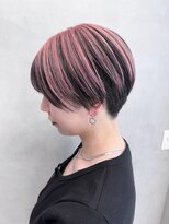 ウールトウキョウ 渋谷(wool TOKYO)&nbsp;刈り上げ女子にオススメ！アンブレラカラー×刈り上げショート♪