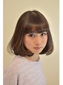 好感度NO1愛されぱっつん前髪ボブ