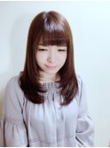 潤サラストレートヘアー