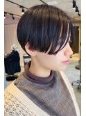 【till】暗髪 + 切りっぱなしショート