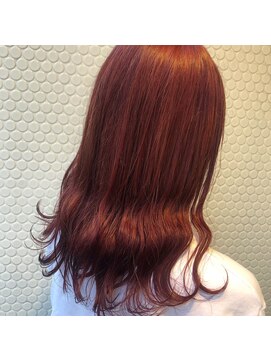 エル(EL by green) [ＡＫＩＫＯ]チェリーピンクカラー×ウェーブ☆0112327997