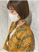 【三ツ井純】20代30代大人可愛いミニボブシークレットハイライト
