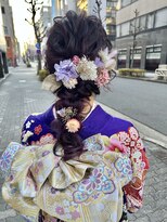 エンタリティ(entality) 成人式や卒業式に！ドライフラワー×編みおろしアレンジ