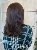 30代髪質改善レイヤーカールハイライトベージュ