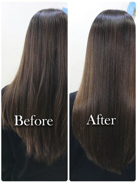 ヘアープロデュース ケー(HairProduceK) 20代30代超うる艶さらさら髪☆ベージュナチュラルストレート