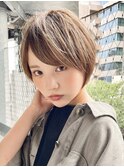 流しバングショート　大場猛