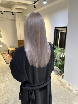 メリー オオサカ(Merly Osaka) ハイトーンだけど派手すぎないダブルカラー_white ash beige_