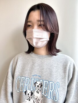 クイントネオリーブ 自由が丘正面口店(quint:neolive) ボブ × pink lavender