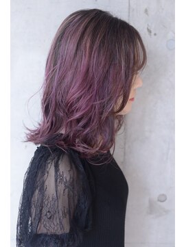 ヘアアンドビューティー ストーリア(hair&beauty STORIA) 【STORIA品川店】ラベンダーカラーミディアム