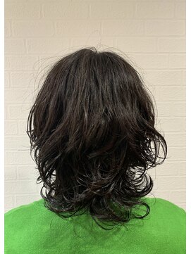 えほん美容室 クルッと感が可愛い★ウルフパーマ