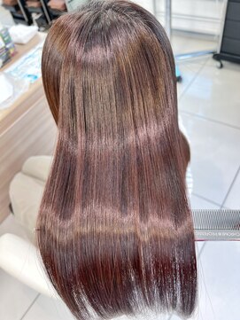 アッシュ 鶴ヶ峰1号店(Ash) 髪質改善美髪矯正で乾かすだけのツヤサラヘア♪