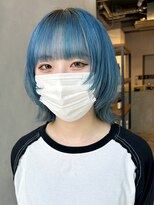 アルバム 池袋(ALBUM) ブルーシルバーウルフ_マチルダボブピンクベージュ_ba465902