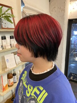 オーパスアミカ(OPUS AMICA) /ショートウルフ×アンブレラカラー