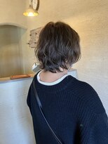 ワンネスヘアーサロン(oneness hair salon)&nbsp;ゆるふわショートボブスタイル