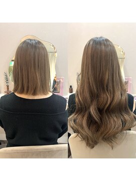 ミラ(Mila) 最高級人毛100%シールエクステ♪80本