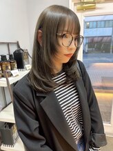 ナチュラルで柔らかいニュアンスのあるスタイルが得意！ザクザクレイヤーで今流行りのお洒落ヘアに＊[郡山]