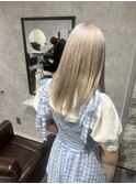 ホワイトベージュ ミルクティー ハイトーン
