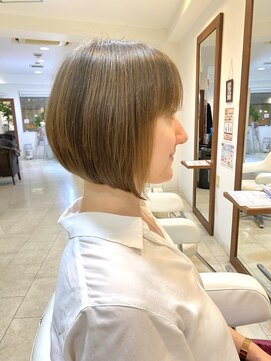 ジャスト ヘア アネックス 久里浜店(just hair ANNEX) 前下がりボブ