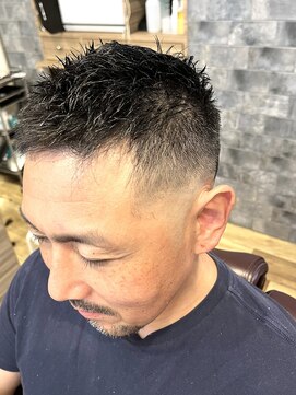 銀座マツナガ 神田店 王道ベリーショート短髪刈り上げフェード似合わせカット人気