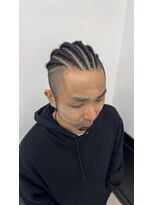 メンズラピス 栄店(Men's Lapis)&nbsp;特殊ヘアーブレイズコーンロウ針金パーマスキンフェードドレッド