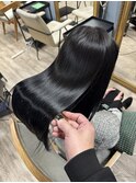 髪質改善ジュエリーシステムで叶える艶髪ロングストレートヘア♪