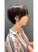 シルエットが可愛い♪丸みショート