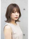 大人可愛い/切りっぱなしボブ/前髪なし/ワンレン/20代/髪質改善