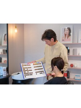 《佐野☆髪質改善個室サロン》自分でもお手入れしやすいスタイルに♪髪質改善カラーが人気